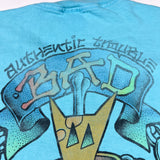 Vintage 1989 Bad Dog California Trouble Made USA Graphic T-Shirt