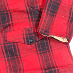 Vintage 80's Melton Wool Mackinaw Plaid Chore Jacket