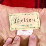 Vintage 80's Melton Wool Mackinaw Plaid Chore Jacket