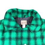 Vintage Y2K Woolrich Green Plaid Chore Jacket