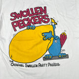 Vintage 1987 Swollen Peckers Surfside Novelty Cartoon T-Shirt