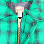 Vintage Y2K Woolrich Green Plaid Chore Jacket