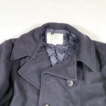 Vintage 90's USN Navy Wool Pea Coat Jacket