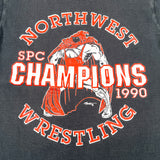 Vintage 1990 Northwest Wrestling Champions T-Shirt