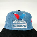 Vintage 90's Valvoline Mark Martin Roush Racing Denim NASCAR Hat