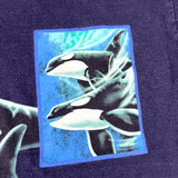 Vintage 90's SeaWorld Orca Killer Whale T-Shirt