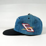 Vintage 90's Valvoline Mark Martin Roush Racing Denim NASCAR Hat