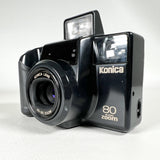 Vintage 1988 Konica Z-up 80 Super Zoom 35mm Film Camera