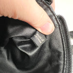 Modern Y2K Coach Black Pebbled Leather Crossbody Bag