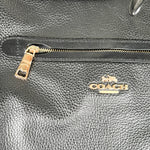 Modern Y2K Coach F58285 Black Crossgrain Leather File Bag Purse