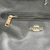 Modern Y2K Coach F58285 Black Crossgrain Leather File Bag Purse