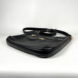 Modern Y2K Coach F58285 Black Crossgrain Leather File Bag Purse