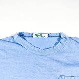 Vintage 80's Carturi Plain Blue Pocket T-Shirt