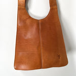 Vintage Y2K Frye Cognac Leather Shoulder Bag Purse