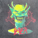 Vintage 80's Slayer Band Demon Chopped T-Shirt