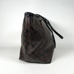 Modern Y2K Coach City F58292 Brown Signature C Zip Tote