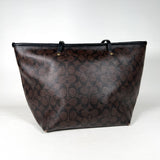 Modern Y2K Coach City F58292 Brown Signature C Zip Tote