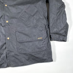 Vintage 90's Woolrich Waxed Canvas Wool Lined Jacket