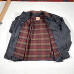 Vintage 90's Woolrich Waxed Canvas Wool Lined Jacket