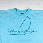 Vintage 90's Womanship Sailing Nobody Yells T-Shirt