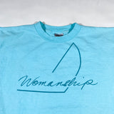 Vintage 90's Womanship Sailing Nobody Yells T-Shirt