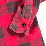Vintage 90's Country Land Buffalo Plaid Heavyweight Cotton Flannel Shirt