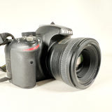 Modern 2012 Nikon D3200 DSLR w/ 50mm 1.8 Lens Digital Camera