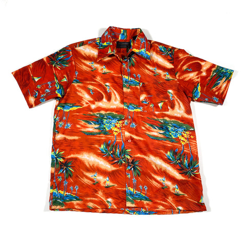 Vintage 80's Van Cort Hawaiian Button Up Shirt