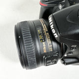 Modern 2012 Nikon D3200 DSLR w/ 50mm 1.8 Lens Digital Camera