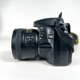 Modern 2012 Nikon D3200 DSLR w/ 50mm 1.8 Lens Digital Camera