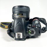 Modern 2012 Nikon D3200 DSLR w/ 50mm 1.8 Lens Digital Camera