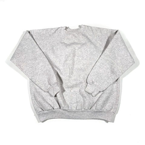 Vintage 80's Blank Gray Raglan Crewneck Sweatshirt