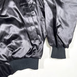 Vintage 90's NASCAR Black Satin Bomber Jacket