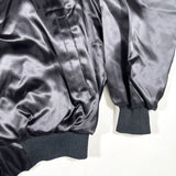 Vintage 90's NASCAR Black Satin Bomber Jacket