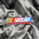 Vintage 90's NASCAR Black Satin Bomber Jacket
