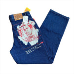 Modern Y2K Platinum Fubu Muhammed Ali Baggy Jeans