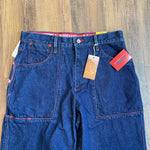 Modern Y2K Platinum Fubu Muhammed Ali Baggy Jeans