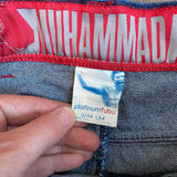 Modern Y2K Platinum Fubu Muhammed Ali Baggy Jeans