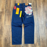 Modern Y2K Platinum Fubu Muhammed Ali Baggy Jeans