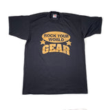 Vintage 90's Rock Your World Gear T-Shirt