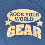 Vintage 90's Rock Your World Gear T-Shirt