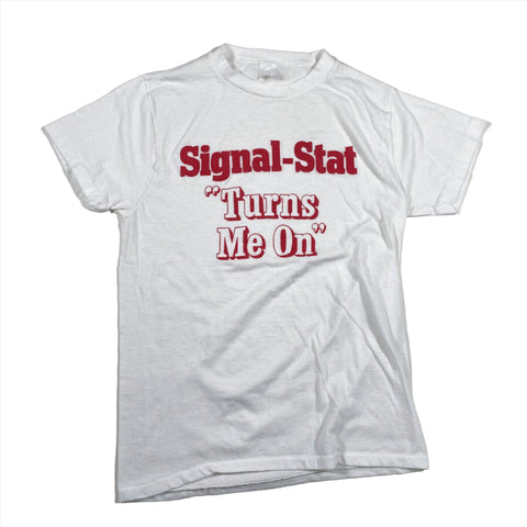 Vintage 80's Signal Stat Turns Me On T-Shirt