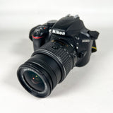 Modern 2014 Nikon D3300 DSLR Two Lens Bundle Digital Camera