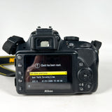 Modern 2014 Nikon D3300 DSLR Two Lens Bundle Digital Camera