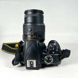 Modern 2014 Nikon D3300 DSLR Two Lens Bundle Digital Camera