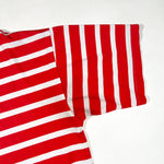 Vintage 90's Red & White Striped Henley T-Shirt