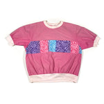 Vintage 80's Abstract Striped Ringer T-Shirt