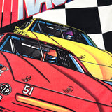 Vintage 90's NASCAR Racing Wall Hanging Banner