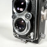 Vintage 1954 Rolleiflex 3.5C TLR w/ Case, Filters, Manual 120mm Film Camera