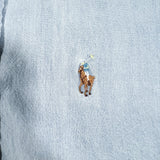 Vintage 90's Polo Ralph Lauren Chambray Button Down Shirt